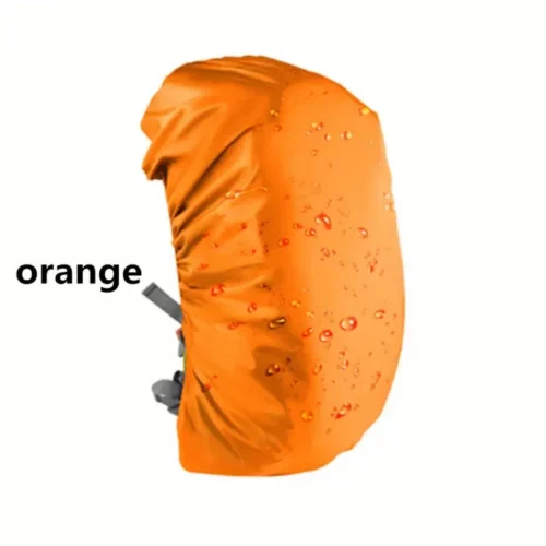 Copertura Impermeabile E Antipolvere Per Zaino Antipioggia Arancione 20 Litri