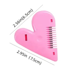 Pettine Per Tagliare I Capelli A Forma Di Cuore Trimmer Con Lama