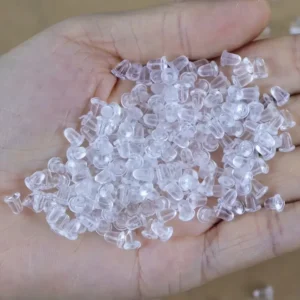 100 pezzi Cuscinetti Posteriori Gomma per Orecchini gancio 4x5mm