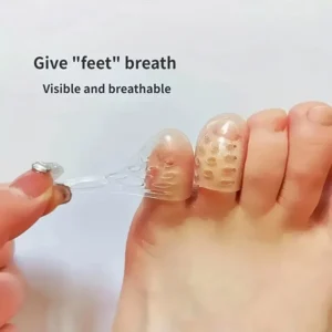 2 Pezzi Protezioni Per Dita Dei Piedi Traspirante In Silicone Traspirante