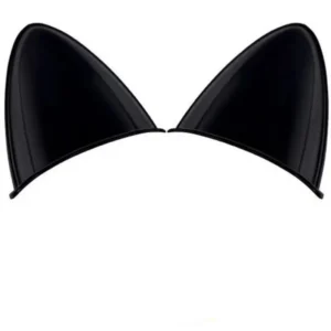 Adesivi Per Casco Con Orecchie Di Gatto Colore Nero Decorazione