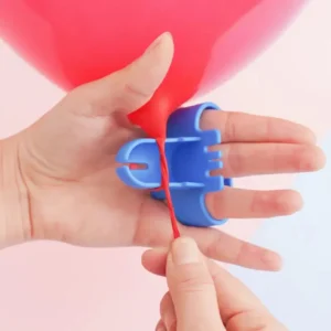 3 Pezzi Aiuto Per Nodo Palloncino Ad Aria Di Gomma Colori Casuali