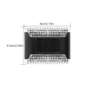 Doppia Luce Da Parete Con Pannello Solare A LED Impermeabile Esterno