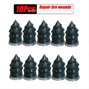 10 Pezzi Chiodo Per Riparazione Per Pneumatici In Gomma Con Filettatura