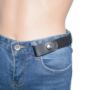 Cintura Elastica Senza Fibbia Per Jeans E Pantaloni 100-200cm Colore Blu