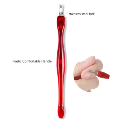 Set 5 Pezzi Forchetta Per Rimuovere Le Cuticole Manicure Pedicure