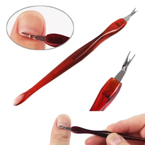 Set 5 Pezzi Forchetta Per Rimuovere Le Cuticole Manicure Pedicure
