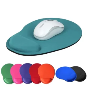 Tappetino Per Mouse Con Supporto Per Polso In EVA Soffice Colore Nero