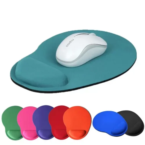 Tappetino Per Mouse Con Supporto Per Polso In EVA Soffice Colore Nero