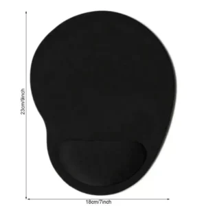 Tappetino Per Mouse Con Supporto Per Polso In EVA Soffice Colore Nero