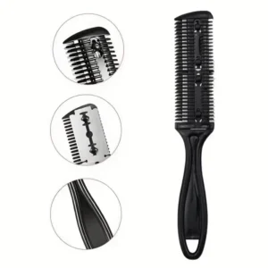 Pettine Per Taglio Dei Capelli A Doppia Faccia Con Lame Interne Sfoltire