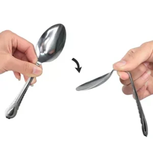 Gioco di Magia Cucchiaio Finto Pieghevole Close Up Trick Magic Bending