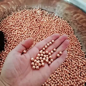 100PZ Pallottola BB Per Pistola Ad Aria Compressa 6mm Sfera In Acciaio Ramato