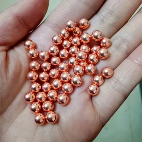 100PZ Pallottola BB Per Pistola Ad Aria Compressa 6mm Sfera In Acciaio Ramato