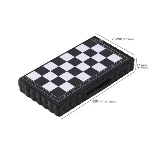 Mini Scacchi Internazionali Pieghevole Magnetico Scacchiera Portatile