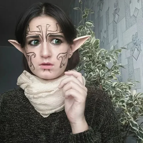 Cosplay Fata Pixie Orecchie Da Elfo A Punta Morbida Anime 10cm