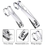Tagliaunghie In Acciaio Al Carbonio Con Manico Lungo Manicure E Pedicure