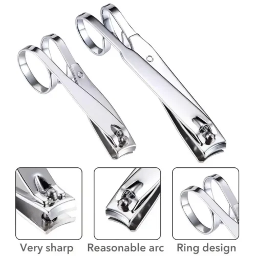 Tagliaunghie In Acciaio Al Carbonio Con Manico Lungo Manicure E Pedicure