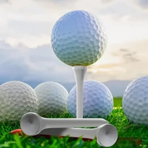 10 Pezzi Tee Da Golf In Legno Bianco Per Pratica Accessorio Indoor Outdoor