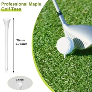 10 Pezzi Tee Da Golf In Legno Bianco Per Pratica Accessorio Indoor Outdoor