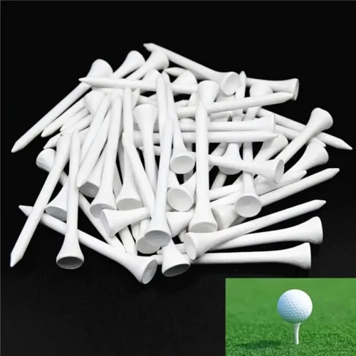 10 Pezzi Tee Da Golf In Legno Bianco Per Pratica Accessorio Indoor Outdoor