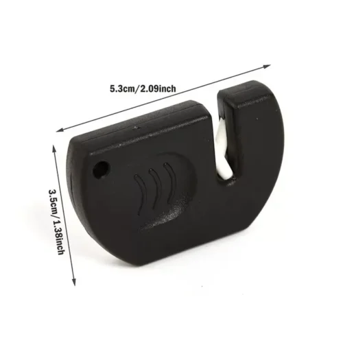 Mini Affilacoltelli Portatile a Chiave in Ceramica da Tasca Coltelli Forbici