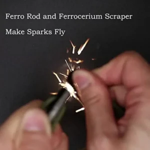 Collana Accendifuoco Di Sopravvivenza In Paracord Con Pietra Focaia