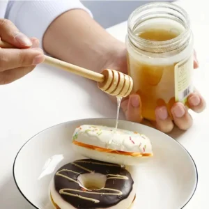 Bastoncino Di Legno Massello per Miele Liquido 15cm Latte Marmellata