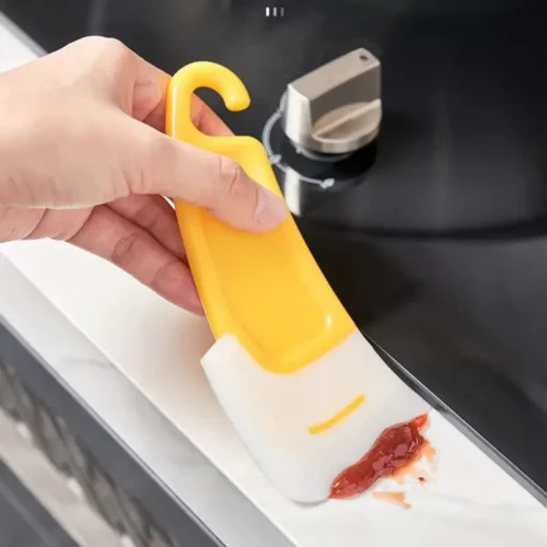 Raschietto Per La Pulizia Antiolio In Silicone Per Padella Spatola