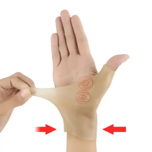 Guanti In Silicone Per Terapia Magnetica Pollice Tunnel Carpale Mouse
