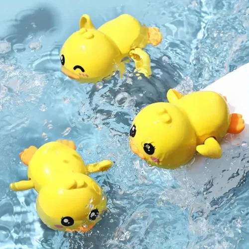 Giocattoli Da Bagno Per Bambini Anatra Nuotatrice A Molla Per Vasca
