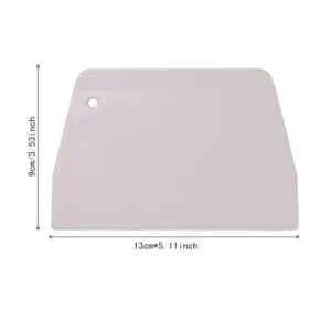 2 Pezzi Raschietto Trapezoidale In Plastica Spatola Per Pasta Cruda Torte
