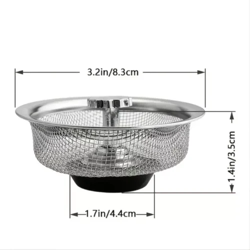 Filtro Per Lavello Con Tappo In Acciaio Inossidabile per Lavabo e Bagno