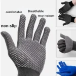 Paio Di Guanti Di Protezione Antiscivolo Traspiranti Resistenti All Usura