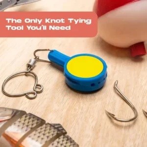 2 Pezzi Strumento Per Legare Nodi Da Pesca Veloce Portachiavi Verde