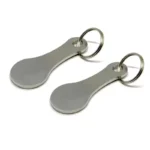 1PZ Portachiavi Carrello Della Spesa Strumento per Sbloccare Acciaio Inox