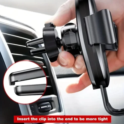 Caricabatterie Wireless Supporto Smartphone Auto Gravità Universale