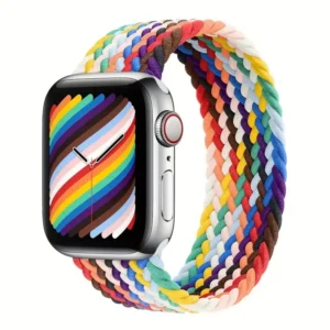 Cinturino per orologio adatto per Apple Watch 38mm 40mm 41mm Rainbow