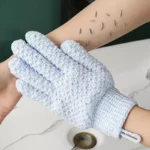 Guanti Da Bagno Esfolianti Per Doccia Blue Scrub Corpo Unisex