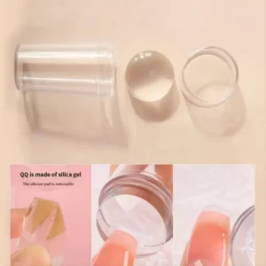 Timbro In Silicone Trasparente Per Nail Art French Veloce Unghie Manicure