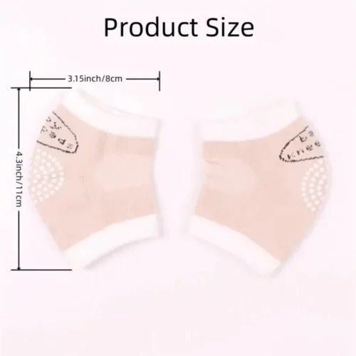 Paio Di Ginocchiere Antiscivolo Striscianti Per Bambini Rosa Unisex