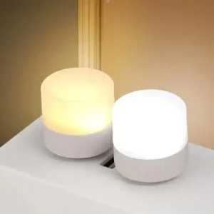 4 Pezzi Lotto Luce Mini Notturna Usb Bianca Calda Per Parete O Notebook