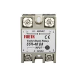 Relè Statico 40A Monofase AC 3-32Vdc 24-380Vac SSR-40DA
