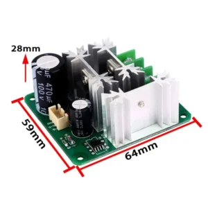 Dimmer Driver Regolatore di Velocità Giri DC 15A 6-90V