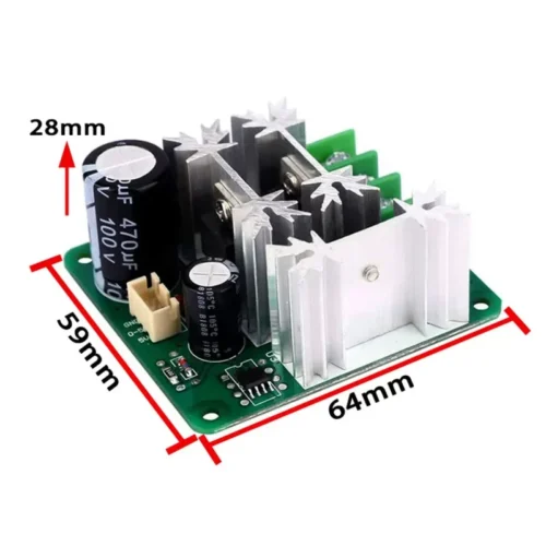 Dimmer Driver Regolatore di Velocità Giri DC 15A 6-90V