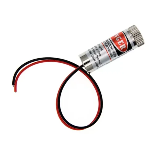 Modulo Laser 650nm 5mW Punto Rosso Messa a Fuoco Regolabile