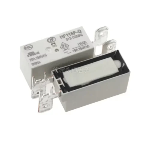 Relè bobina Hongfa 12V 250Vac HF115F-Q-012-1H Spst 18A