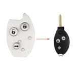 Bottoni Ricambio Chiave per Citroen C2 C3 Xsara Picasso