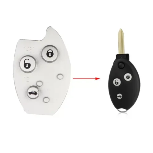 Bottoni Ricambio Chiave per Citroen C2 C3 Xsara Picasso