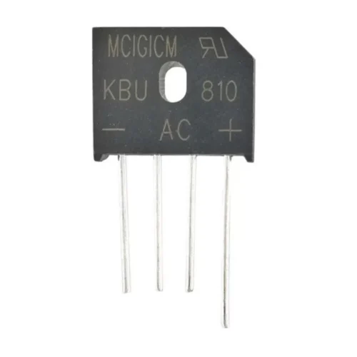Ponte di diodi KBU810 raddrizzatore 8A 1000V PCB – Lotto 5 Pezzi